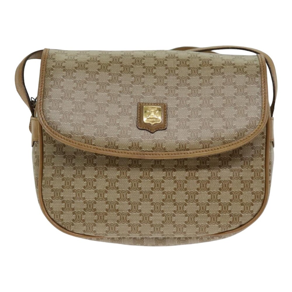 Celine Vintage Macadam Canvas and Leather